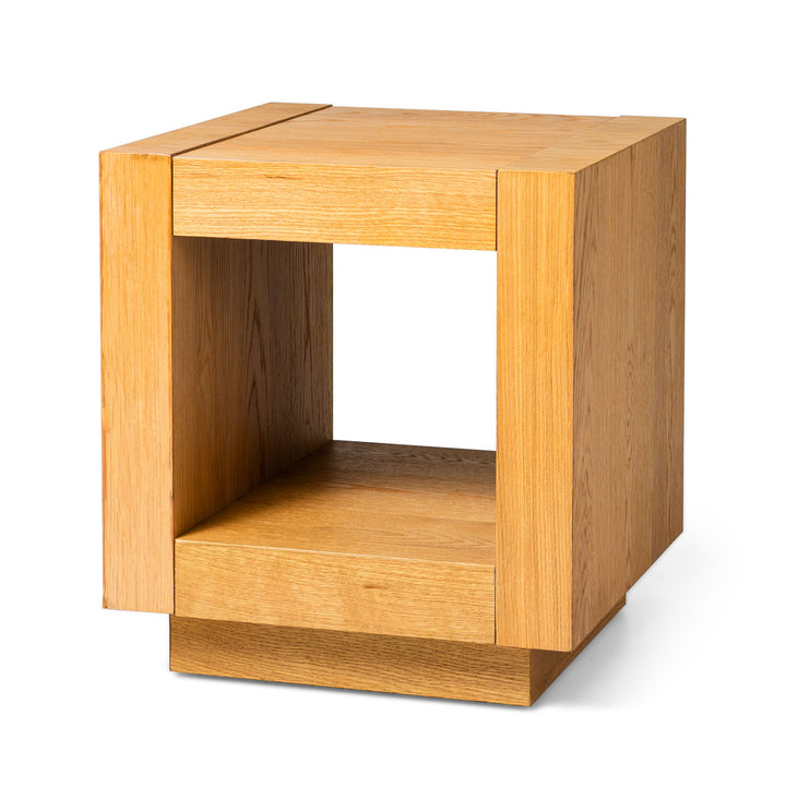 Maven Lane Artemis Wooden Coffee Table and Side Table Set, Refined Natural Finish