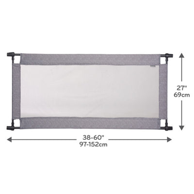 Evenflow Soft & Wide 60" x 27" Portable Polyester Baby or Pet Gate, Emery (Used) - VMInnovations