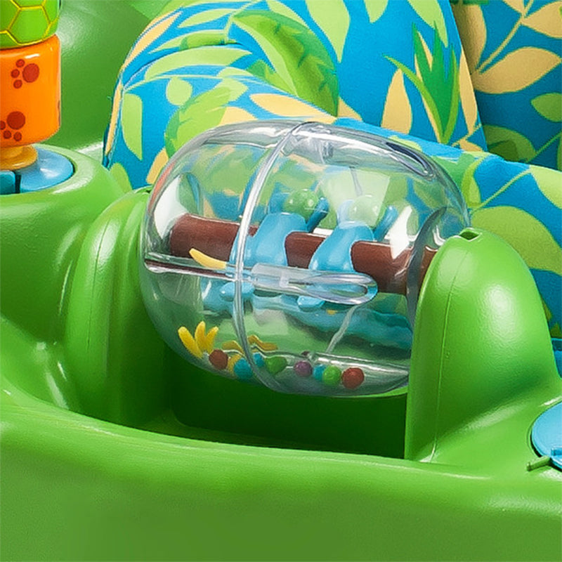 Evenflo ExerSaucer Zoo Friends Bouncing Activity Saucer with Full Seat Cushion