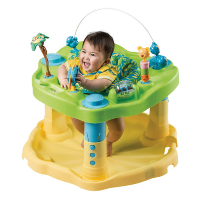 Evenflo ExerSaucer Zoo Friends Bouncing Activity Saucer with Full Seat Cushion - VMInnovations