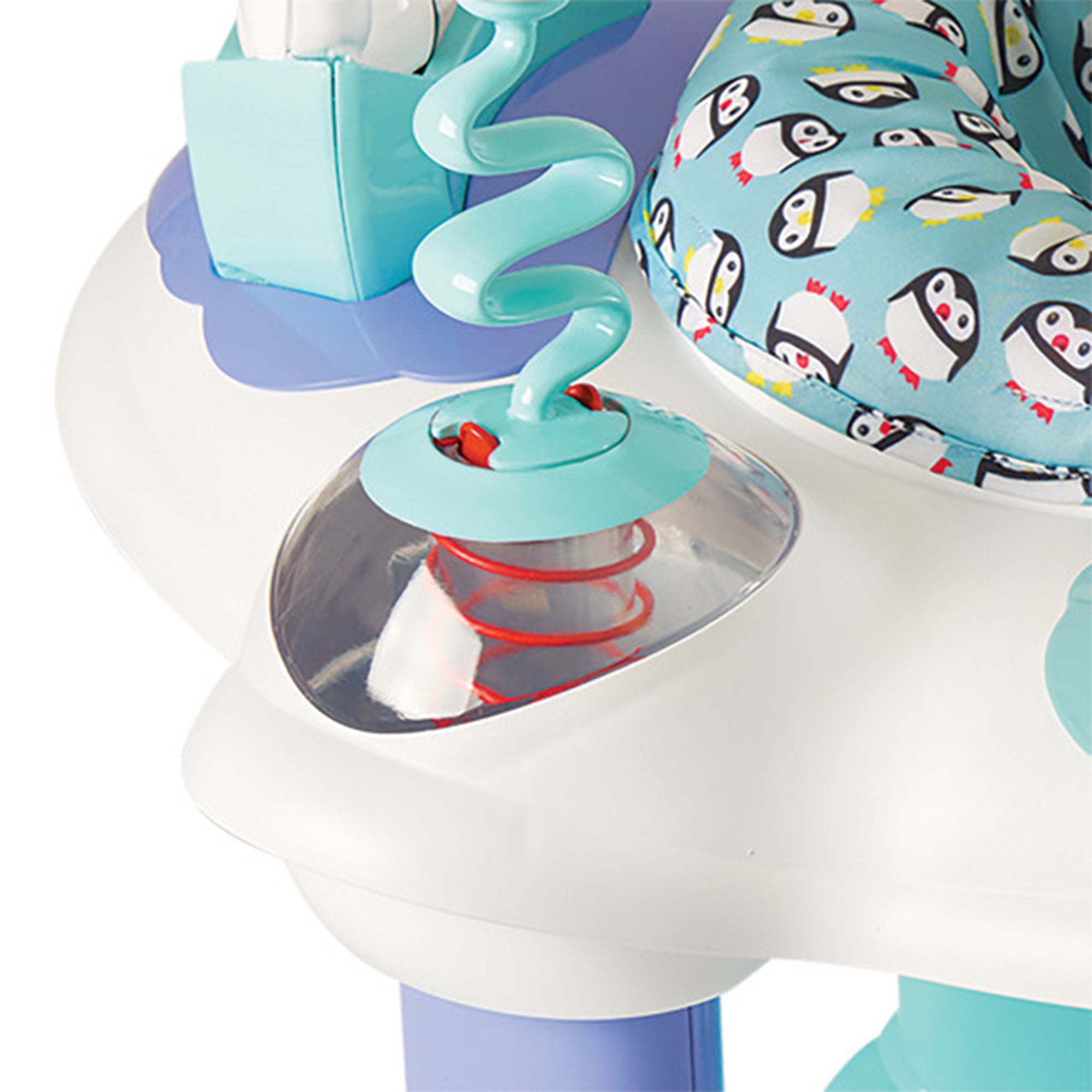 Evenflo ExerSaucer Polar Playground Bouncing Activity Center for Toddlers, Blue - VMInnovations
