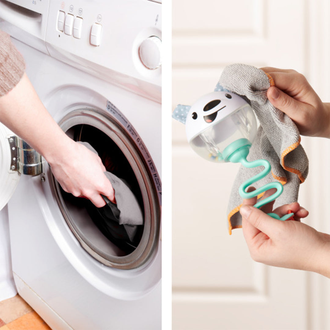 Evenflo ExerSaucer Polar Playground Bouncing Activity Center for Toddlers, Blue - VMInnovations