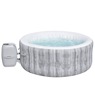 Bestway Fiji SaluSpa Hot Tub Spa & EnergySense Thermal Protective Cover, Gray - VMInnovations