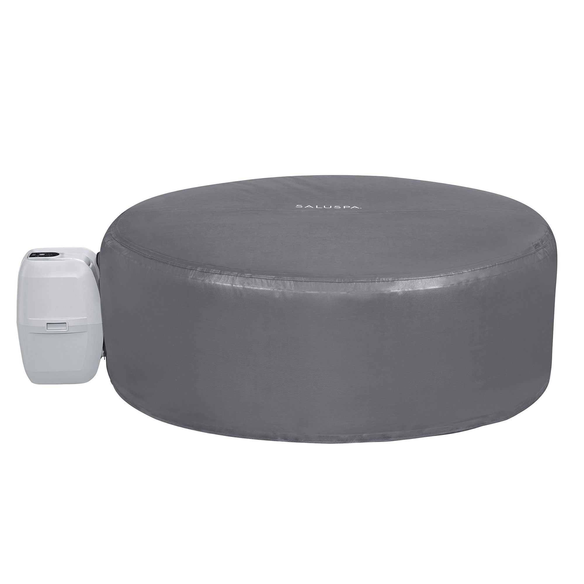 Bestway Fiji SaluSpa Hot Tub Spa & EnergySense Thermal Protective Cover, Gray - VMInnovations