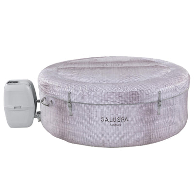Bestway Cancun SaluSpa Hot Tub Spa & EnergySense Thermal Protective Cover, Gray
