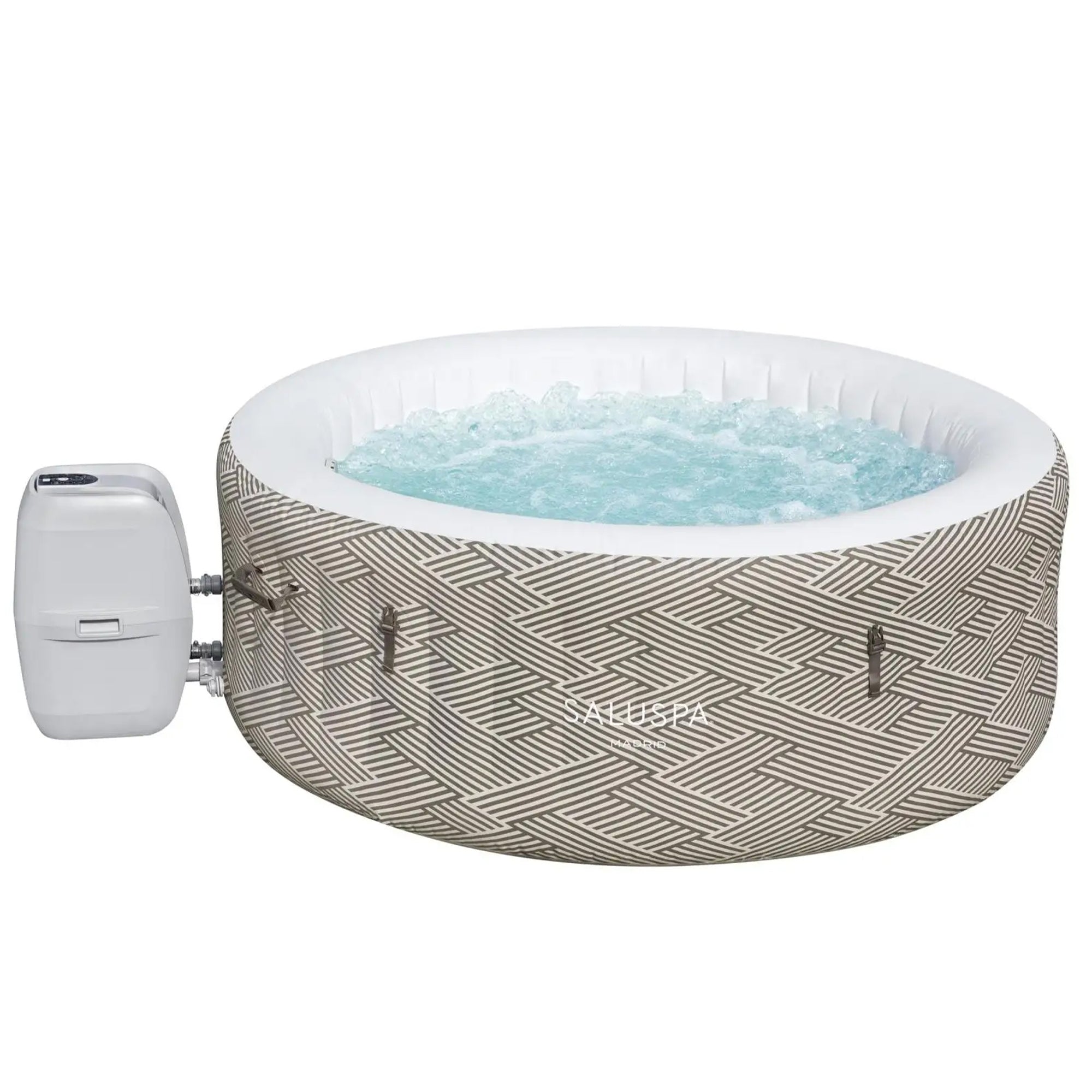 Bestway Madrid SaluSpa Hot Tub Spa and EnergySense Thermal Protective Spa Cover