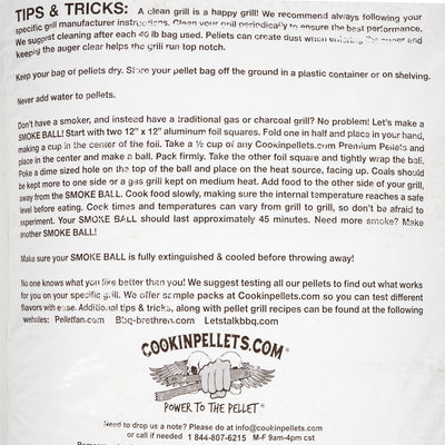 CookinPellets 40 Pound Bag Apple Mash Hard Maple Smoker Wood Pellets, (5 Pack) - VMInnovations