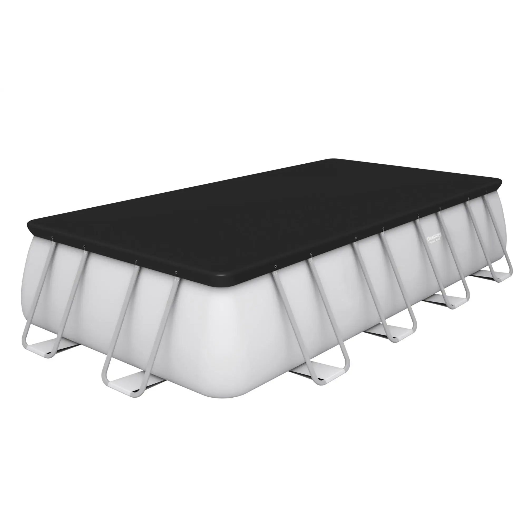 Bestway Flowclear UPF Canopy with Power Steel 18' x 9' x 48" Swimming Pool Set