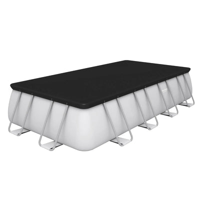Bestway Flowclear UPF Canopy with Power Steel 18' x 9' x 48" Swimming Pool Set