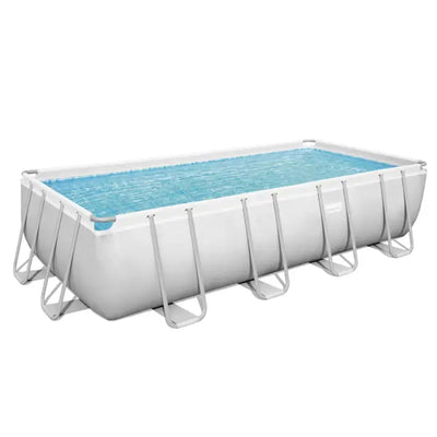 Bestway Flowclear UPF Canopy with Power Steel Above Ground Swimming Pool Set