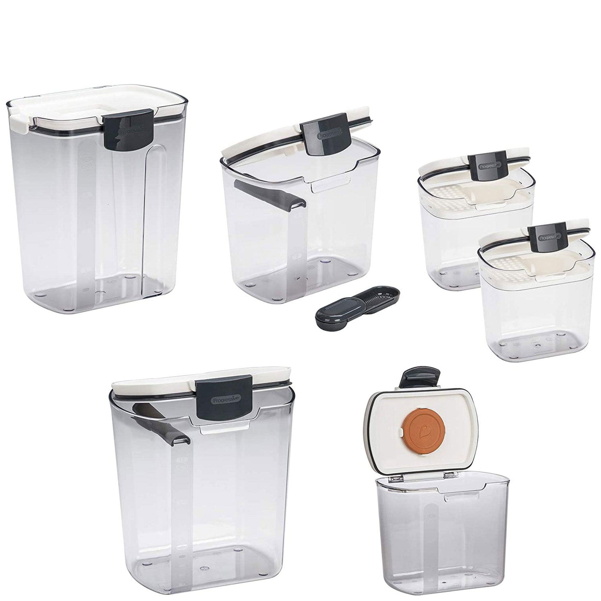 Progressive International PrepWorks ProKeeper 6 Piece Food Storage Set, (2 Pack) - VMInnovations