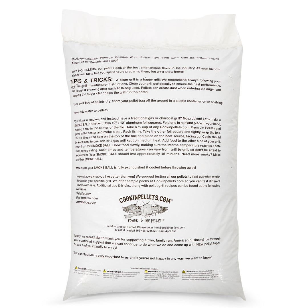 CookinPellets 40 lb Premium Hickory Hardwood Grill Smoker Wood Pellets (5 Pack)