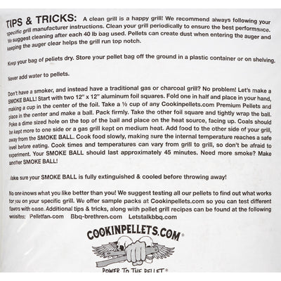 CookinPellets 40 Pound Black Cherry Grill Smoker Hardwood Wood Pellets (5 Pack) - VMInnovations