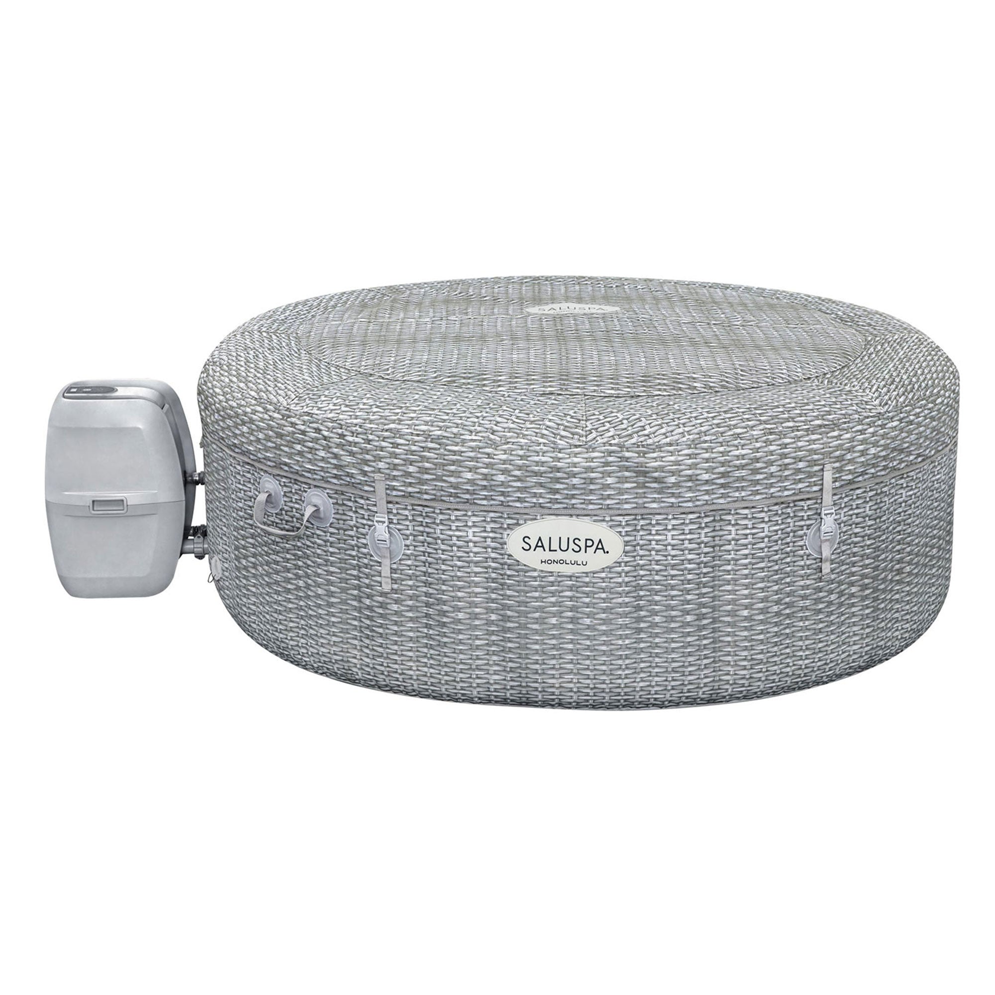 Bestway SaluSpa Sun Shade Canopy w/ Honolulu SaluSpa Inflatable Outdoor Hot Tub - VMInnovations