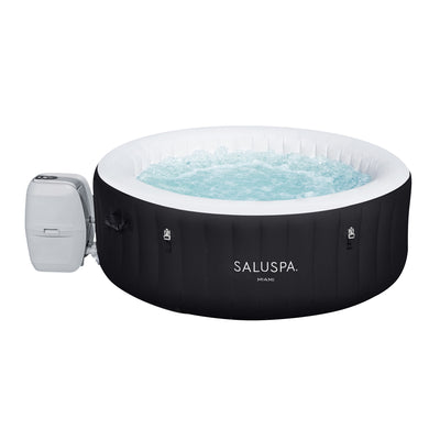 Bestway SaluSpa Sun Shade Canopy with Miami SaluSpa Inflatable Outdoor Hot Tub