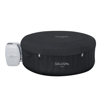 Bestway SaluSpa Sun Shade Canopy with Miami SaluSpa Inflatable Outdoor Hot Tub