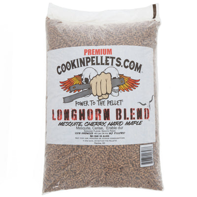 CookinPellets Premium 40 Lbs Longhorn Blend Grill Smoker Wood Pellets, (5 Pack) - VMInnovations