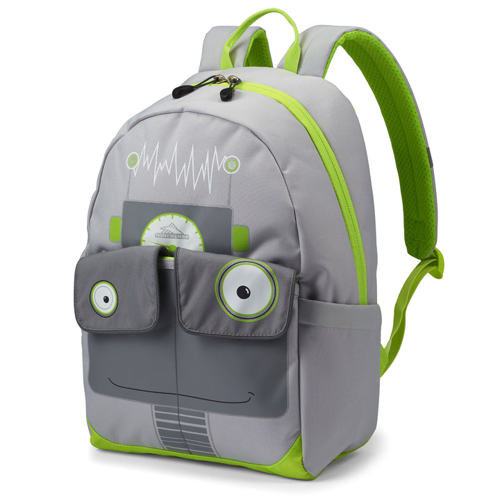 Chiqui Reflective Backpack w/Tablet Sleeve & Accessory Pocket, Robot (Open Box)