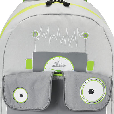 Chiqui Reflective Backpack w/Tablet Sleeve & Accessory Pocket, Robot (Open Box)