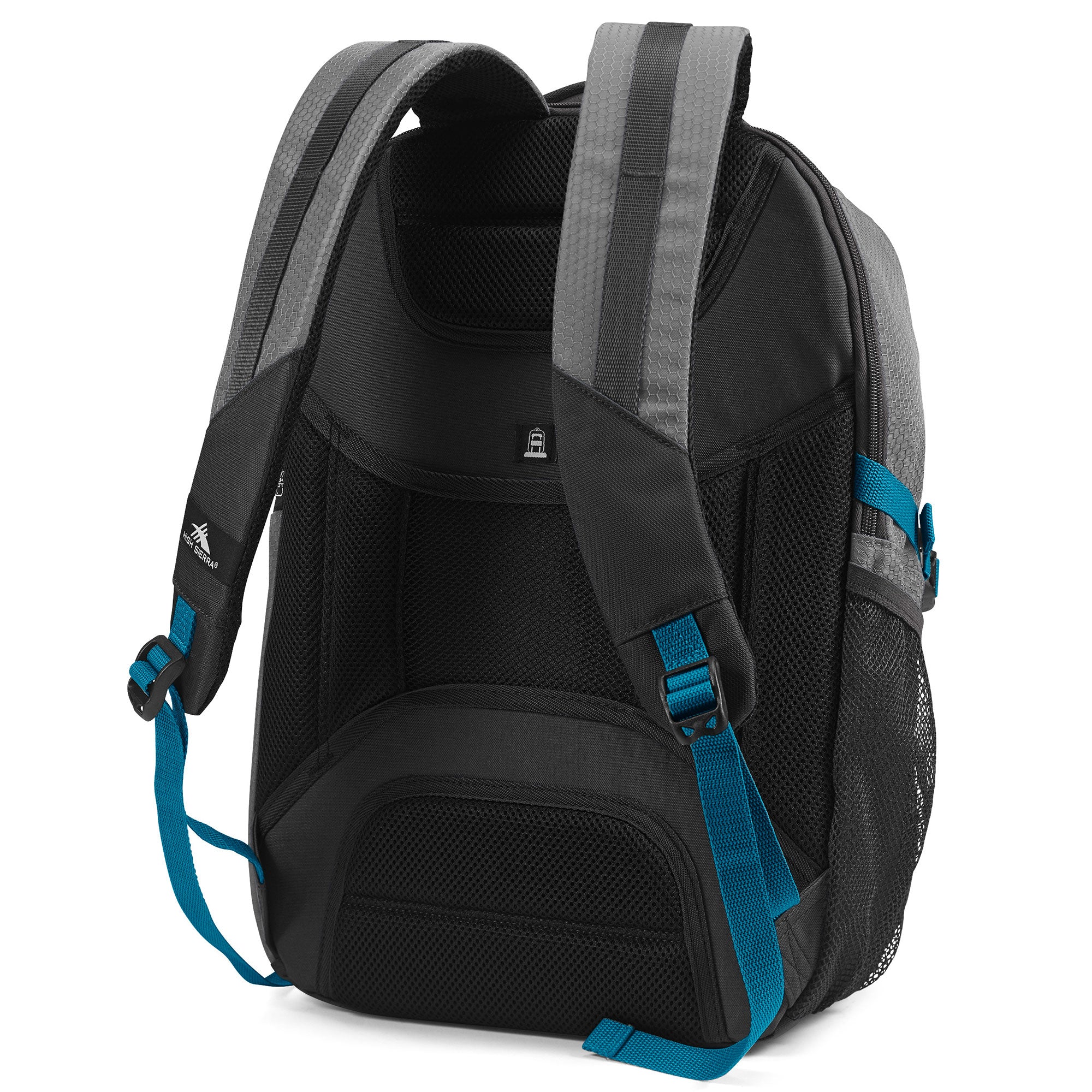 High Sierra Fairlead Computer Laptop Travel Backpack with Zipper Closure, Gray