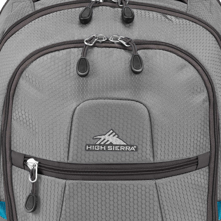 High Sierra Computer Laptop Travel Backpack with Zipper Closure, Gray (Used) - VMInnovations