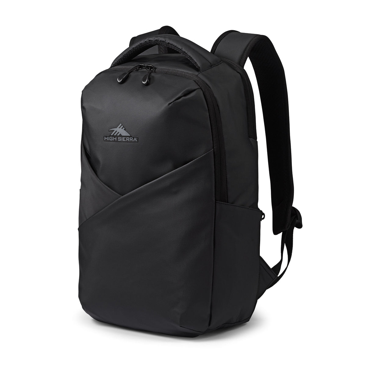 High Sierra Luna Polyester Storage Backpack with 360 Degree Reflectivity, Black