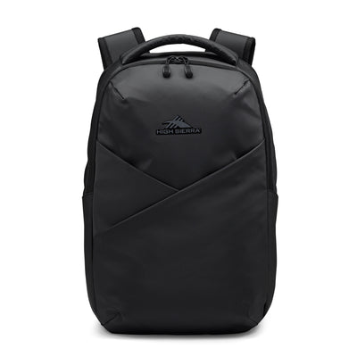 High Sierra Luna Polyester Storage Backpack with 360 Degree Reflectivity, Black