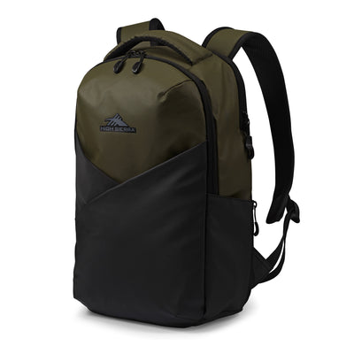 High Sierra Polyester Storage Backpack w/360 Degree Reflectivity, Olive (Used)