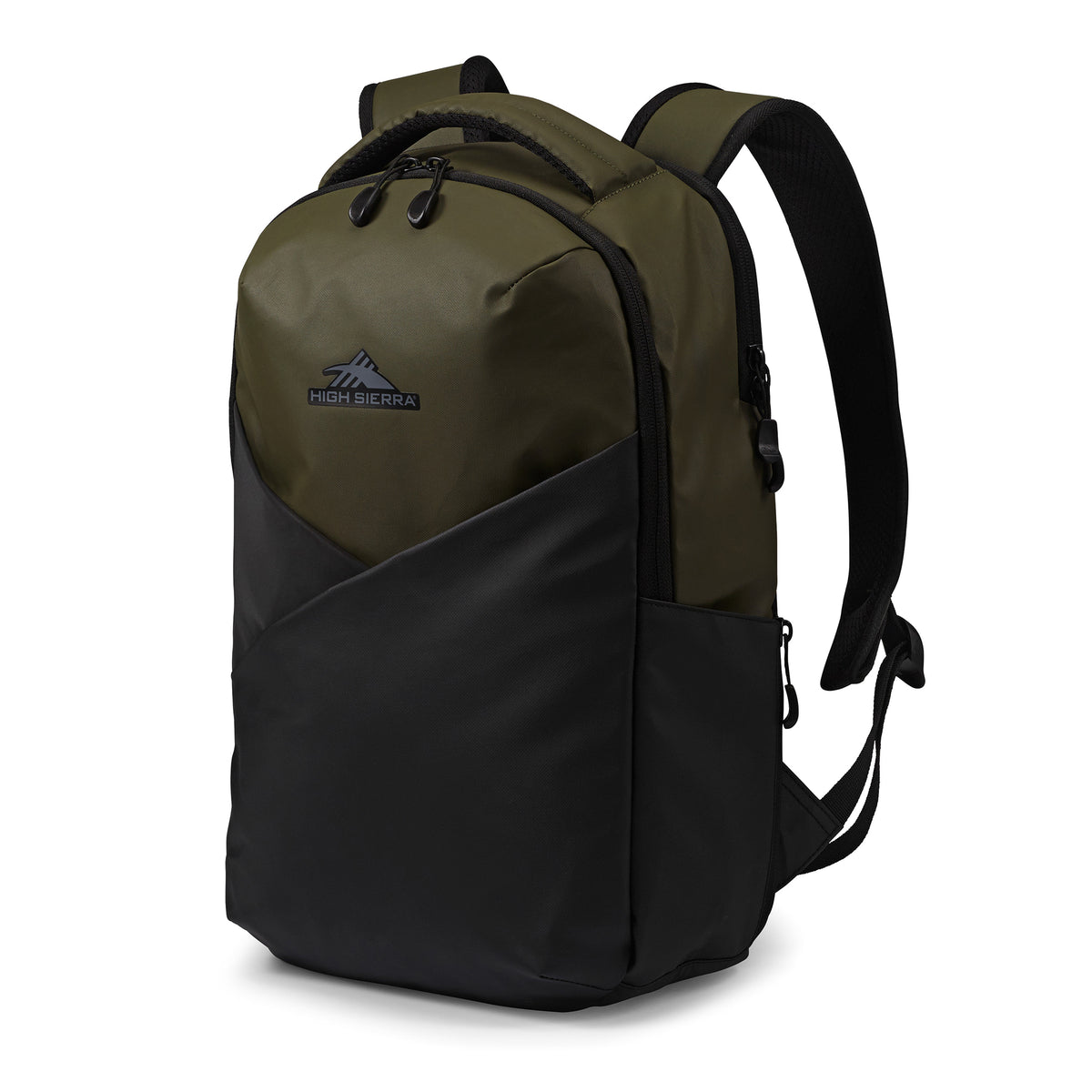 High Sierra Luna Polyester Storage Backpack with 360 Degree Reflectivity, Olive