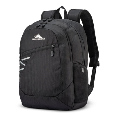 High Sierra Outburst 2.0 Backpack w/Padded Laptop/Tablet Sleeve, Black(Open Box)