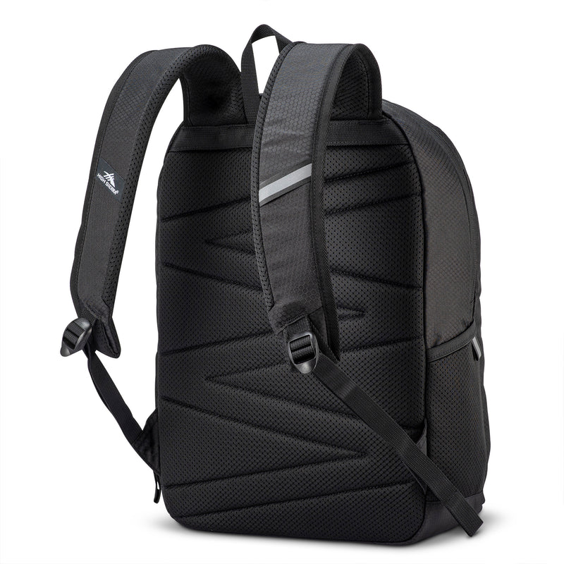 High Sierra Outburst 2.0 Backpack w/Padded Laptop/Tablet Sleeve, Black(Open Box)