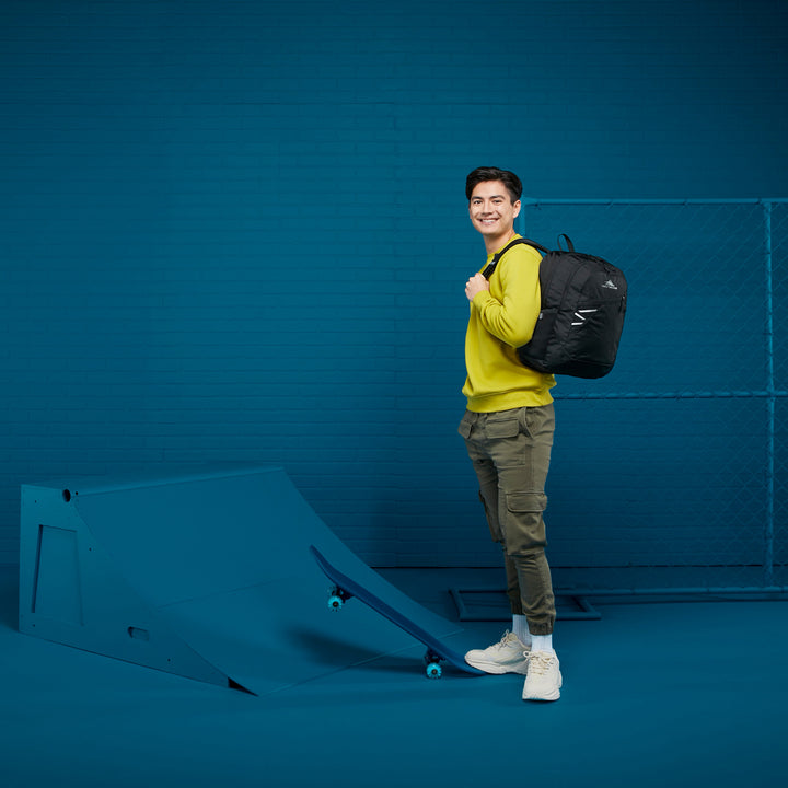 High Sierra Outburst 2.0 Backpack w/Padded Laptop/Tablet Sleeve, Black(Open Box) - VMInnovations