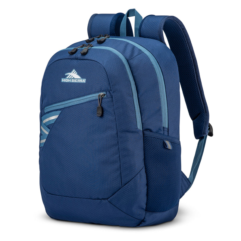 High Sierra Outburst 2.0 Backpack w/Padded Sleeve, Graphite Blue/True Navy(Used)