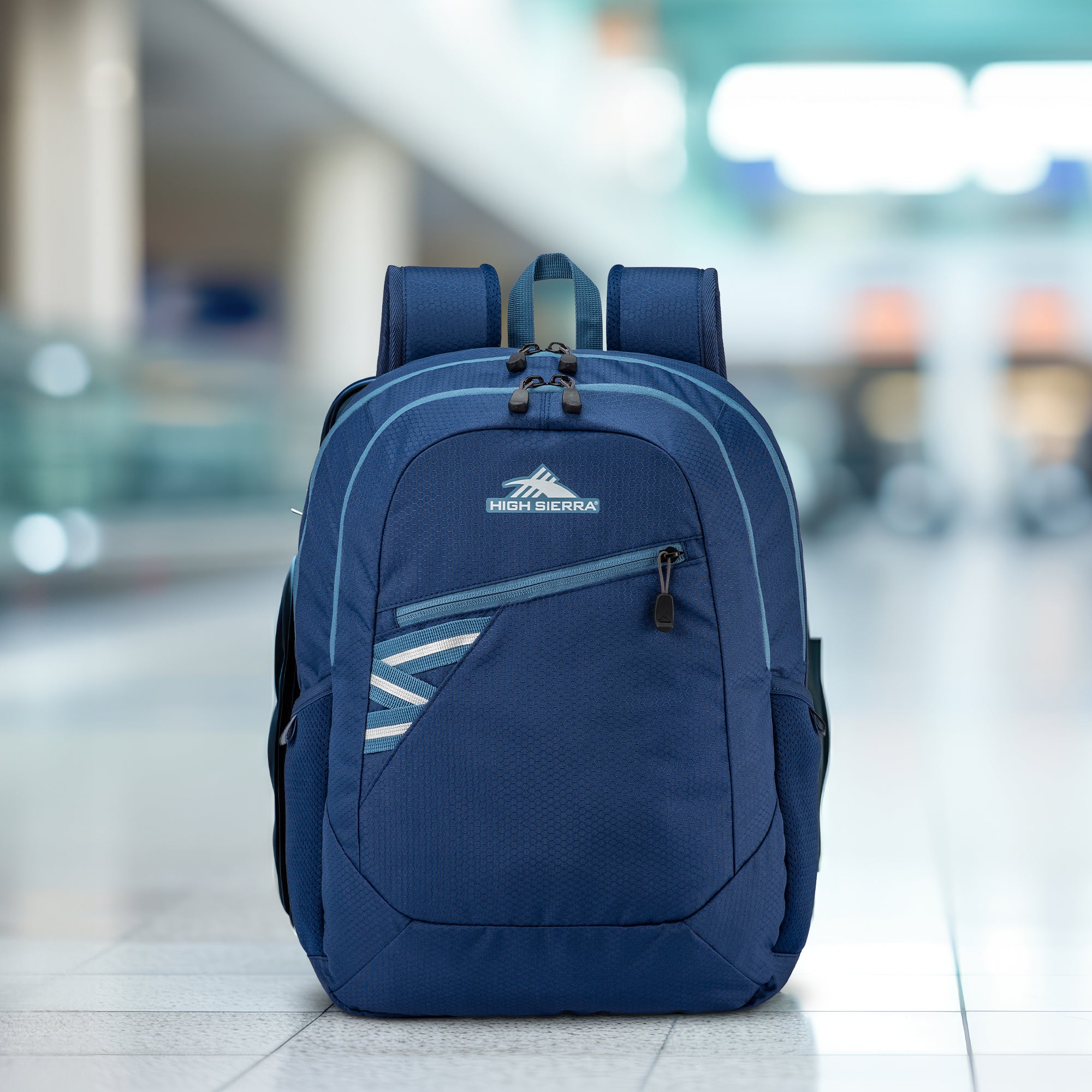 High Sierra Outburst 2.0 Backpack w/Padded Sleeve, Graphite Blue/True Navy(Used) - VMInnovations
