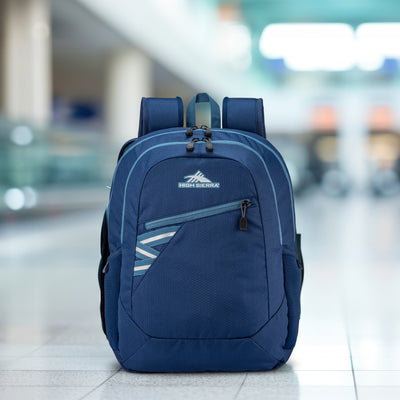 High Sierra Outburst 2.0 Backpack w/Padded Sleeve, Graphite Blue/True Navy(Used) - VMInnovations