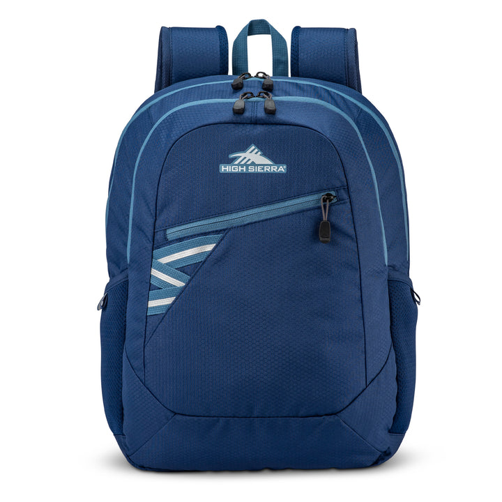 High Sierra Outburst 2.0 Backpack w/Padded Sleeve, Graphite Blue/True Navy(Used)
