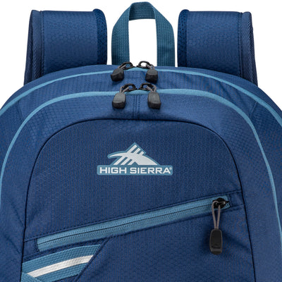 High Sierra Outburst 2.0 Backpack w/Padded Sleeve, Graphite Blue/True Navy(Used)