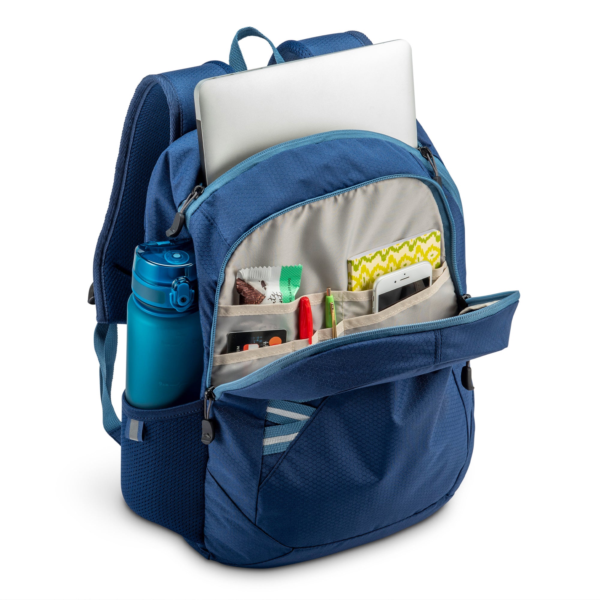 High Sierra Outburst 2.0 Backpack w/Padded Sleeve, Graphite Blue/True Navy(Used) - VMInnovations