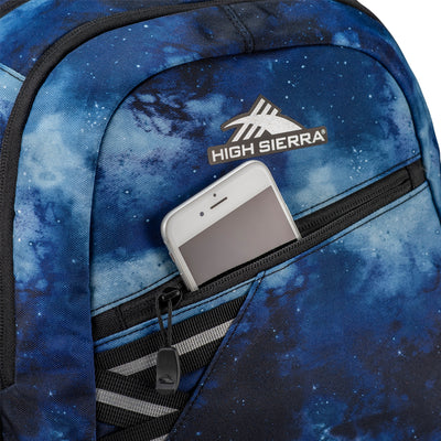 High Sierra Outburst 2.0 Carry On  w/Padded Laptop Sleeve, Space (Open Box) - VMInnovations