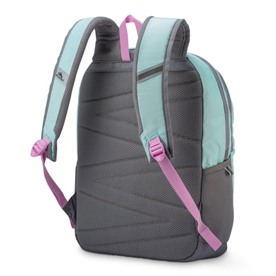 High Sierra Outburst Backpack w/Padded Laptop Sleeve, Sky Blue/Iced Lilac (Used)