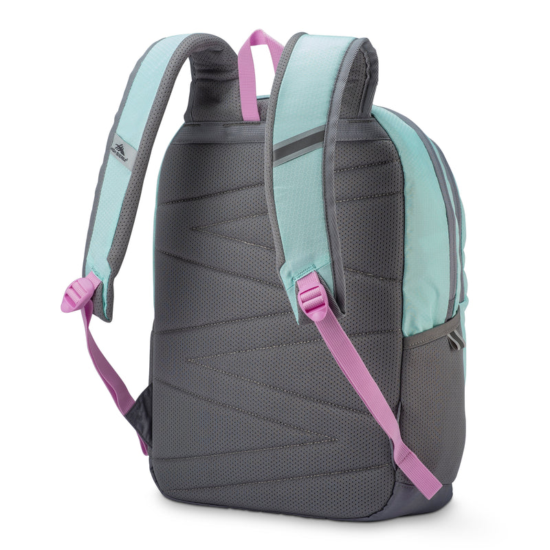 High Sierra Outburst 2.0 Backpack w/ Laptop Sleeve,Sky Blue/Iced Lilac(Open Box)