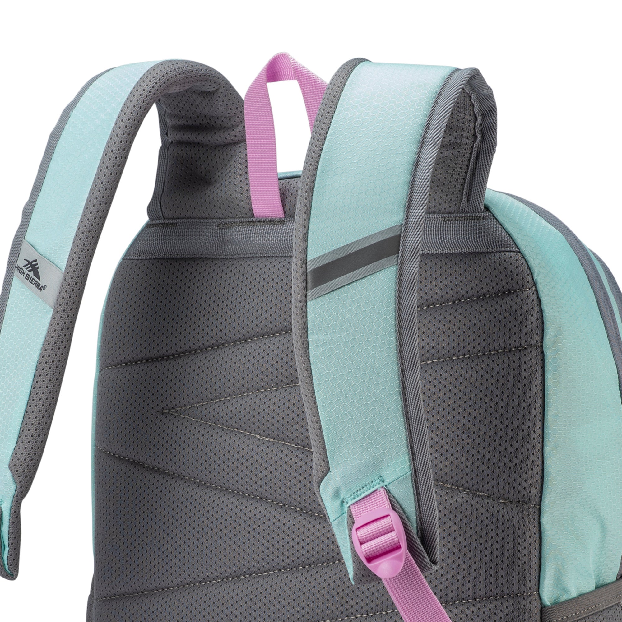 High Sierra Outburst Backpack w/Padded Laptop Sleeve, Sky Blue/Iced Lilac (Used) - VMInnovations