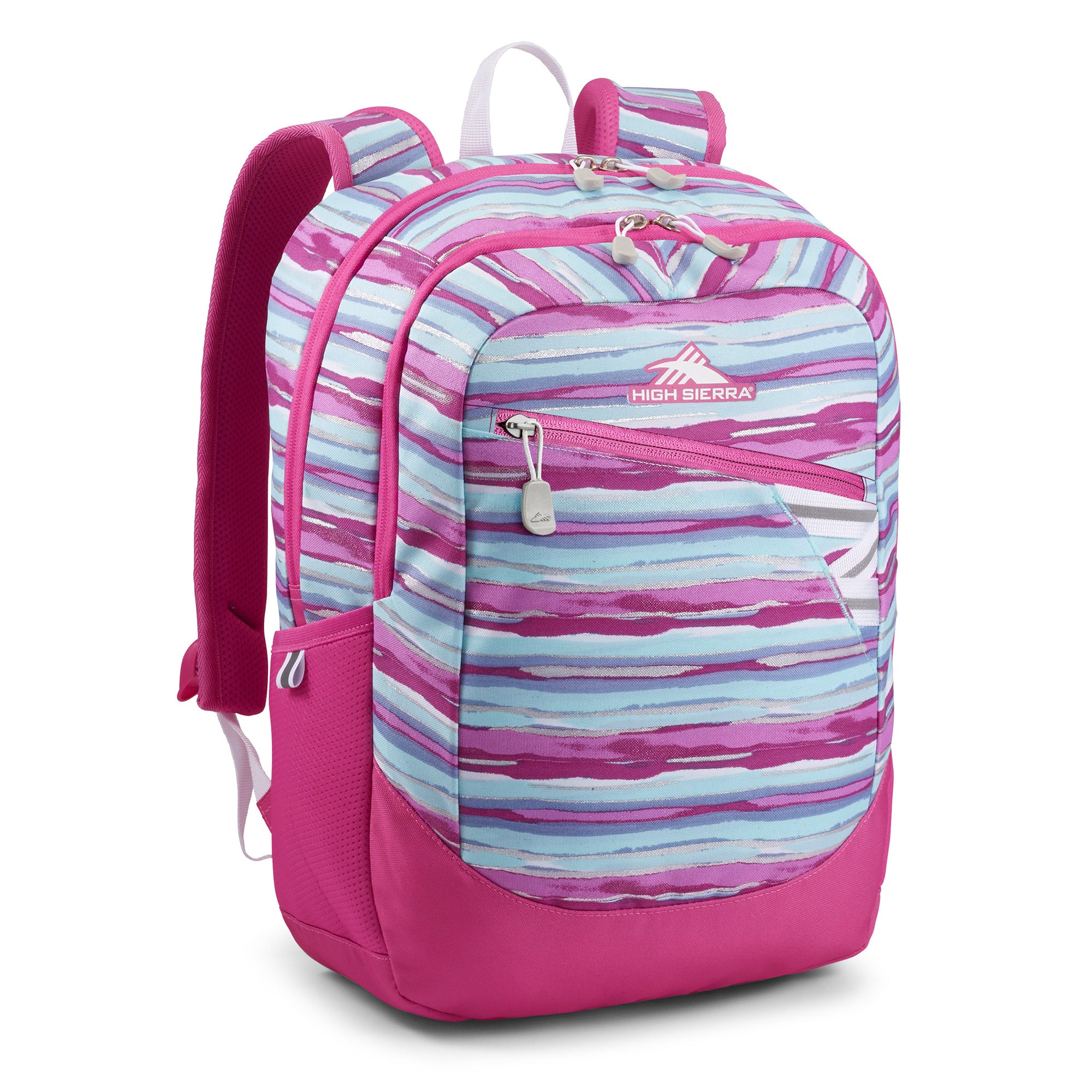 High Sierra Outburst 2.0 Backpack w/ Laptop Sleeve, Watercolor Stripes(Open Box)