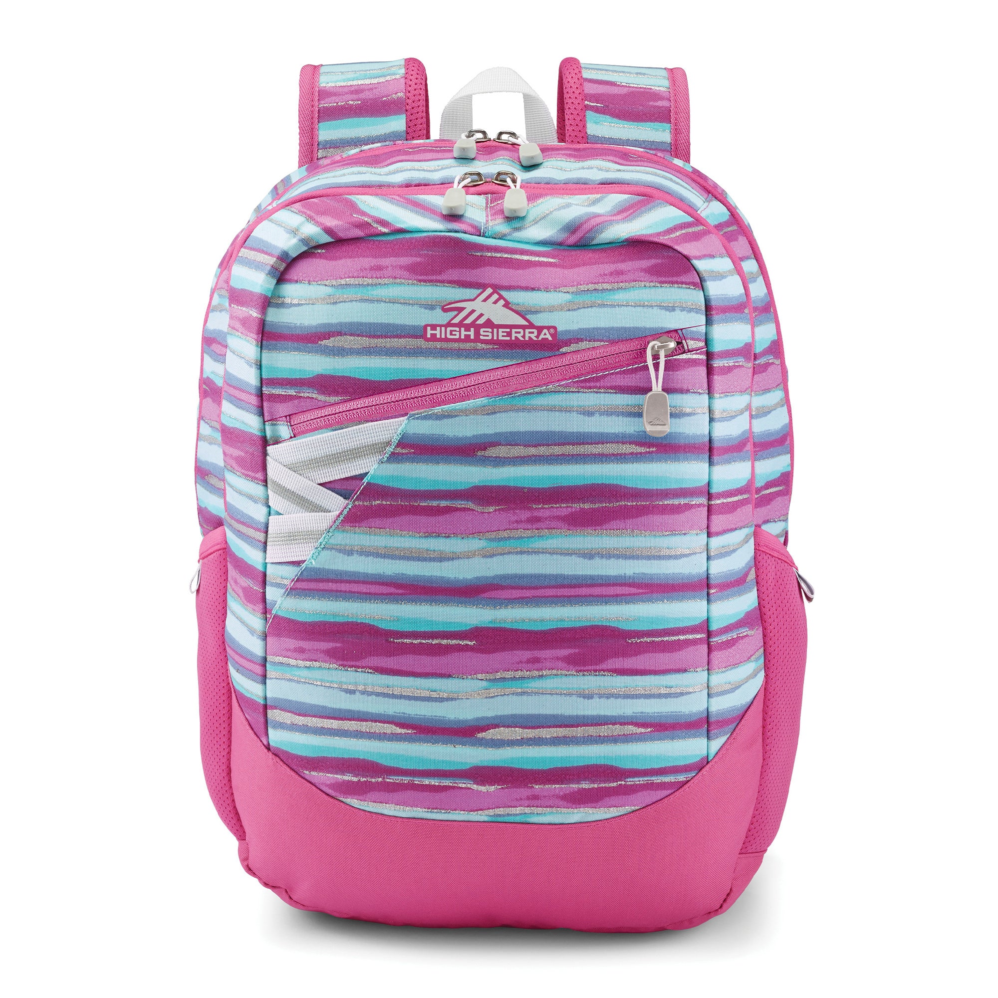 High Sierra Outburst 2.0 Backpack w/ Laptop Sleeve, Watercolor Stripes(Open Box)