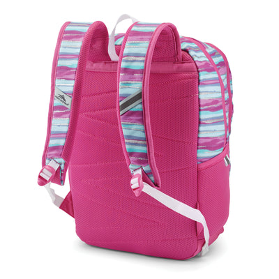 High Sierra Outburst 2.0 Backpack w/ Laptop Sleeve, Watercolor Stripes(Open Box)