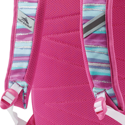 High Sierra Outburst 2.0 Backpack w/ Laptop Sleeve, Watercolor Stripes(Open Box)