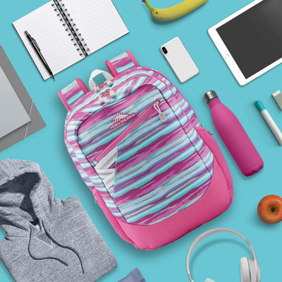 High Sierra Outburst 2.0 Backpack w/ Laptop Sleeve, Watercolor Stripes(Open Box)