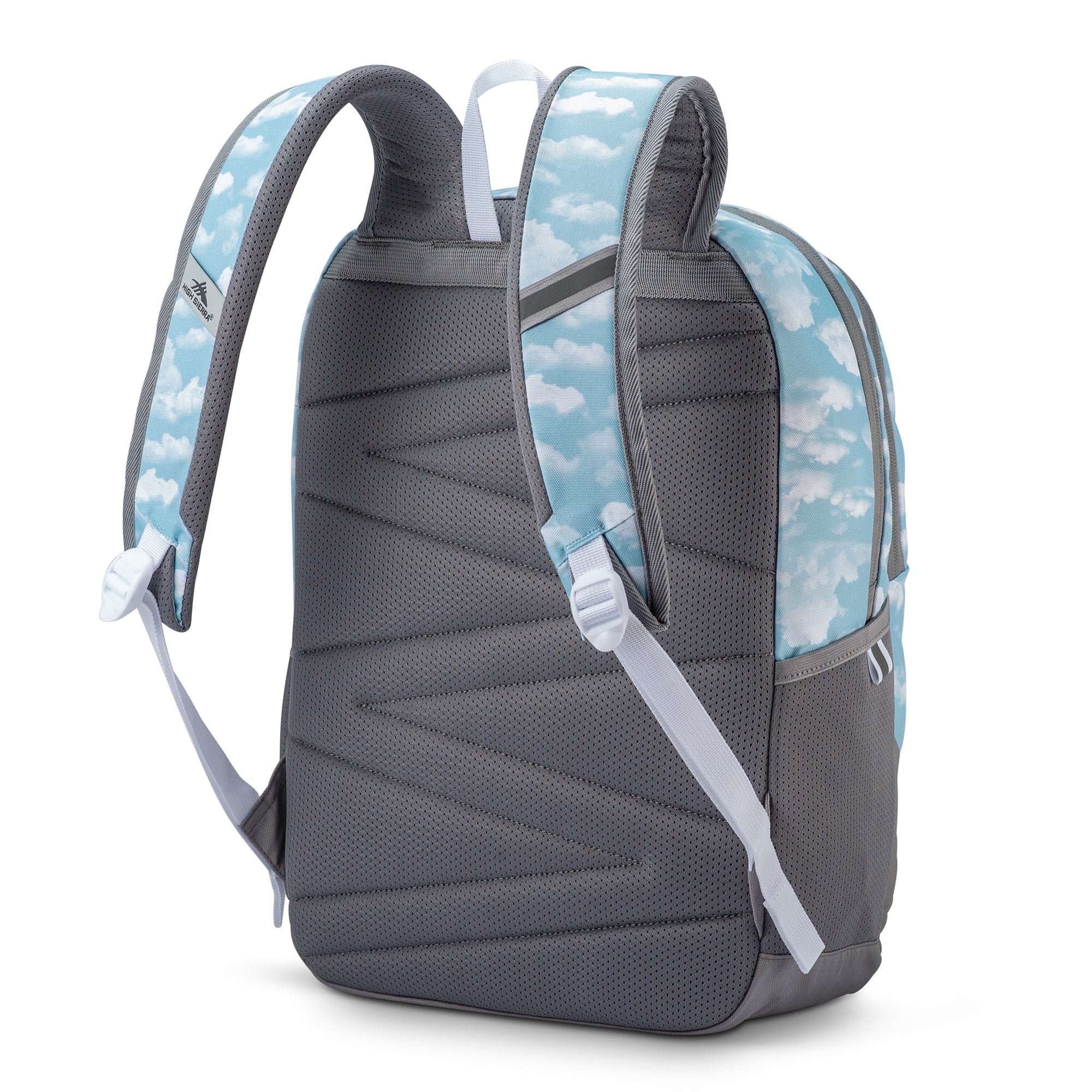 High Sierra Outburst 2.0 Carry On Backpack w/Padded Laptop/Tablet Sleeve, Clouds - VMInnovations