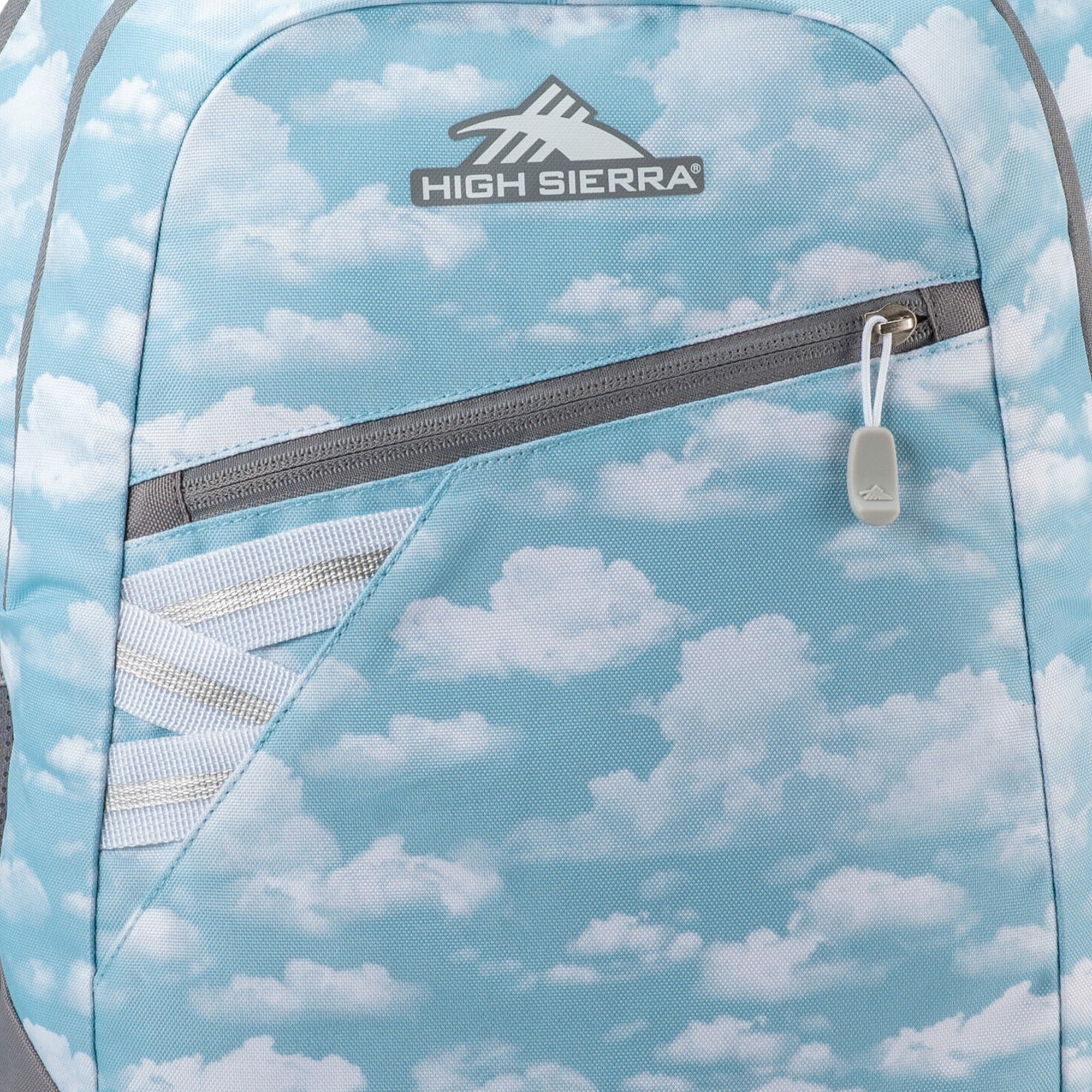 High Sierra Outburst 2.0 Carry On Backpack w/Padded Laptop/Tablet Sleeve, Clouds - VMInnovations