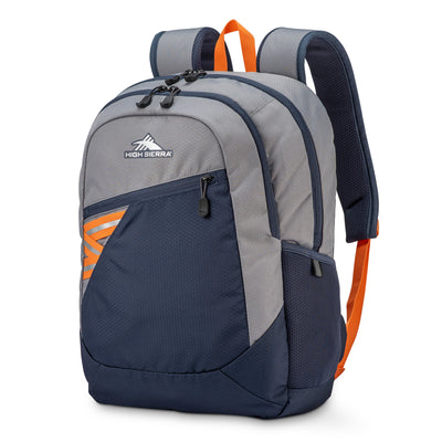 Outburst 2.0 Backpack with Padded Laptop Sleeve, Steel Grey/Indigo (Open Box) - VMInnovations